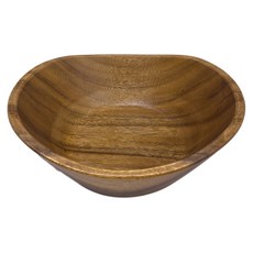 相思木波浪碗 230 x 210 x 80 mm, 3號, 1個