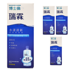 博士倫 瑞霖水漾清新多效保養液, 355ml, 4瓶