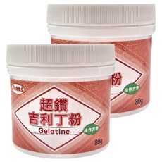 永詮食品 超鑽吉利丁粉 80g 操作方便, 2罐