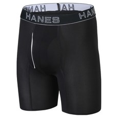 HANES 男士舒適彈性貼合網眼四角內褲