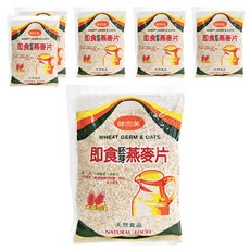 健而美 即食胚芽燕麥片 台灣製造, 300g, 6包