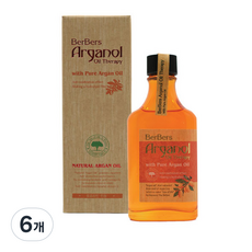 베르베르스 아르간올 헤어오일 테라피, 6개, 120ml