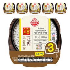 오뚜기 식감만족 고슬고슬된밥, 210g, 18개