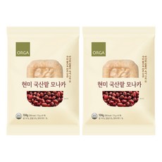 ORGA 國產紅豆玄米最中餅, 2個, 104g