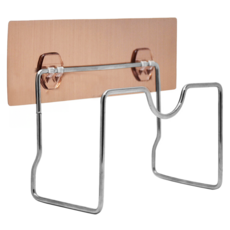 Easy 易立家 304不鏽鋼鍋蓋砧板兩用架 無痕掛勾 適用牆面, 玫瑰金色 + 銀色, 1盒