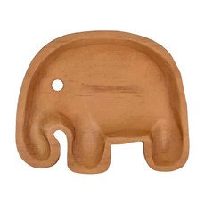 木質餐盤, S(15 x 12cm), 大象, 1個