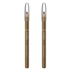 media 媚點 台灣公司貨 自然暈染眉筆, 棕色, 2支