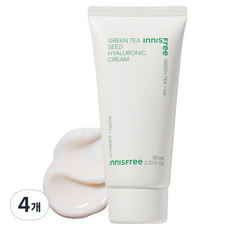 이니스프리 그린티 씨드 히알루론산 크림, 80ml, 4개