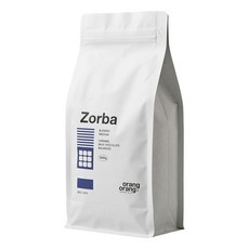 orang orang 佐巴綜合咖啡豆, 1kg, 1個, 原豆(未研磨)