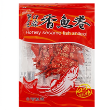 Chiao-E 巧益 香魚卷 蜜汁芝麻, 190g, 1包