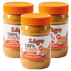 리고 땅콩버터 크리미, 453g, 3개