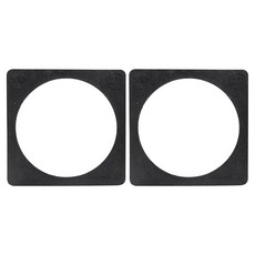 信都產業 彩色交通錐加固橡膠蓋 解決風吹煩惱, 2個, 黑色