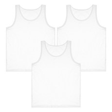 BASE ALPHA ESSENTIALS 男童純棉日常背心 3件組