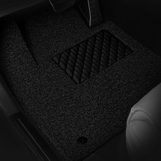 메이튼 자동차 운전석 코일 카매트, 기아 올/더뉴K3 (18년2월~), 블랙