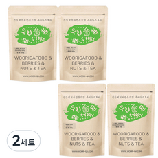 우리가스토리 실속형 차 세트 1호, 2세트, 볶은 옥수수 200g + 볶은 보리 200g + 볶은 우엉 200g + 볶은 작두콩깍지 50g