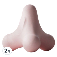 Okoro 手持式舒緩伸展按摩球, 粉紅色, 2個