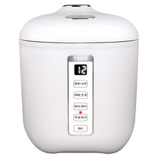 TECO 東元 多功能微電腦電子鍋, 七種烹調模式, 1.2L容量, 24小時預約功能, XYFYC0277, 白色