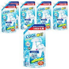 Hakugen 白元 衣物涼感噴霧補充包, 薄荷, 280ml, 6包