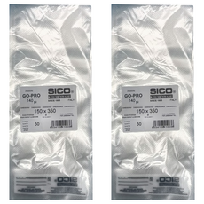 SICO 舒肥專用真空包裝袋, 35 x 15cm 厚140μ, 50個, 2包