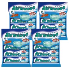 Airwaves 超涼無糖薄荷糖 3條裝, 90g, 4袋