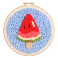 Daysoy 藝術課 冰淇淋戳戳繡 DIY, 1個, NO 07