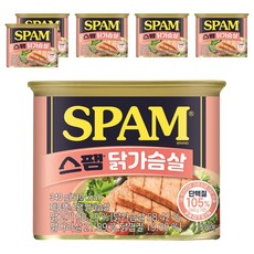 스팸 닭가슴살, 340g, 6개