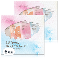 어라운드미 퍼퓸드 핸드크림 4종 세트, 6세트