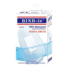 BIND-in 絆多 那柏瑞特可盧雅100%防水膠布8305特大片裝5片, 1個
