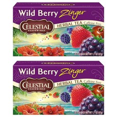 CELESTIAL SEASONINGS 詩尚草本 野莓活力茶, 2.35g, 20包, 2盒