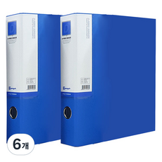 영오 합지 D링 바인더 A4 5cm, 청색, 6개