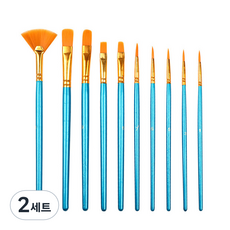 보그링 수채화 페인트 붓펜 세트, 2세트, 10종