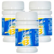 克補+鋅加強錠, 60錠, 3瓶