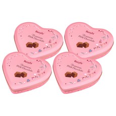 Beryl's 提拉米蘇風味牛奶巧克力 80g 心型鐵盒裝, 4盒