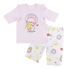 Maykids 女童款 太空兔 七分袖變色家居服 上下套裝