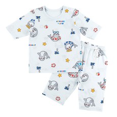 Maykids 男童 Hello Summer 七分袖變化款居家服套裝