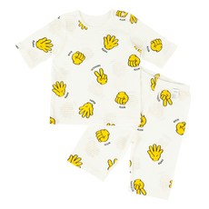 메이키즈 아동용 가위바위보 7부 변화지 상하의 세트