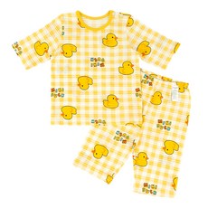 Maykids 兒童迷你鴨七分袖變色上下套裝