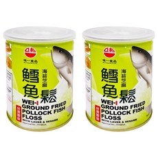 味一食品 海苔芝麻鱈魚鬆 150g, 2罐