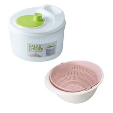 Dalmoa沙拉蔬菜脫水器切菜器洗菜籃組, 單一顏色, 1個