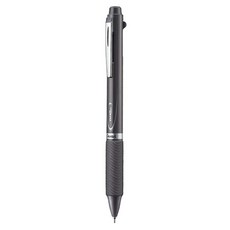 Pentel 飛龍文具 ENERGEL 極速三色筆 XBLC35 0.5mm 黑/紅/藍墨水 書寫流利, 灰桿, 1支