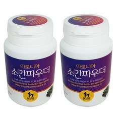 웁스 강아지 아로니아 소간 파우더 영양제, 50g, 눈물개선/눈건강, 2개