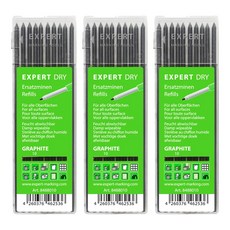 EXPERT 올인원 마킹펜 리필심 GRAPHITE 8488010, 3개
