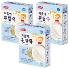 Bebest 孩童副食品沖泡粥 3包入, 白米口味, 3盒, 45g