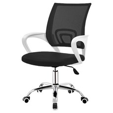 C-FLY 簡約時尚電腦網椅 H060, 白框黑