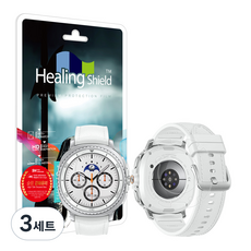 힐링쉴드 9H 액정보호 강화유리필름 2p + 무광후면필름 2p 세트, 3세트