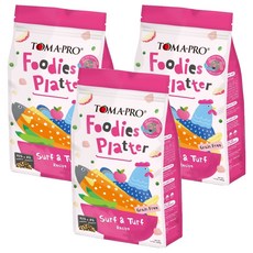 TOMA-PRO 優格 全齡犬 吃貨拼盤 高適口性配方飼料 老饕海陸佐蘋果, 鮭魚, 680g, 3包