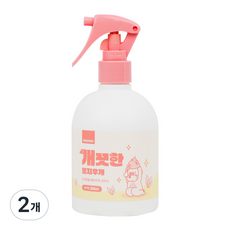 뽀숑 개끗한 똥지우개 반려동물 배변자국 탈취 크리너, 2개, 300ml