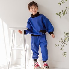 URAVI 孩童加絨高領長袖上衣 TS205+長褲 SL206