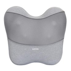 Kinyo 隨時躺電動腰背按摩枕 335 x 122 x 320mm 1850g IAM-2704, 灰色