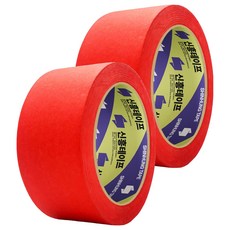 신흥테이프 마스킹 테이프 빨강 48mm x 40m, 2개